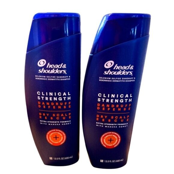 Head & Shoulders Clinical Strength Dandruff Defense Shampoo 13.5 Fl Oz Pack Of 2 - Picture 1 of 4